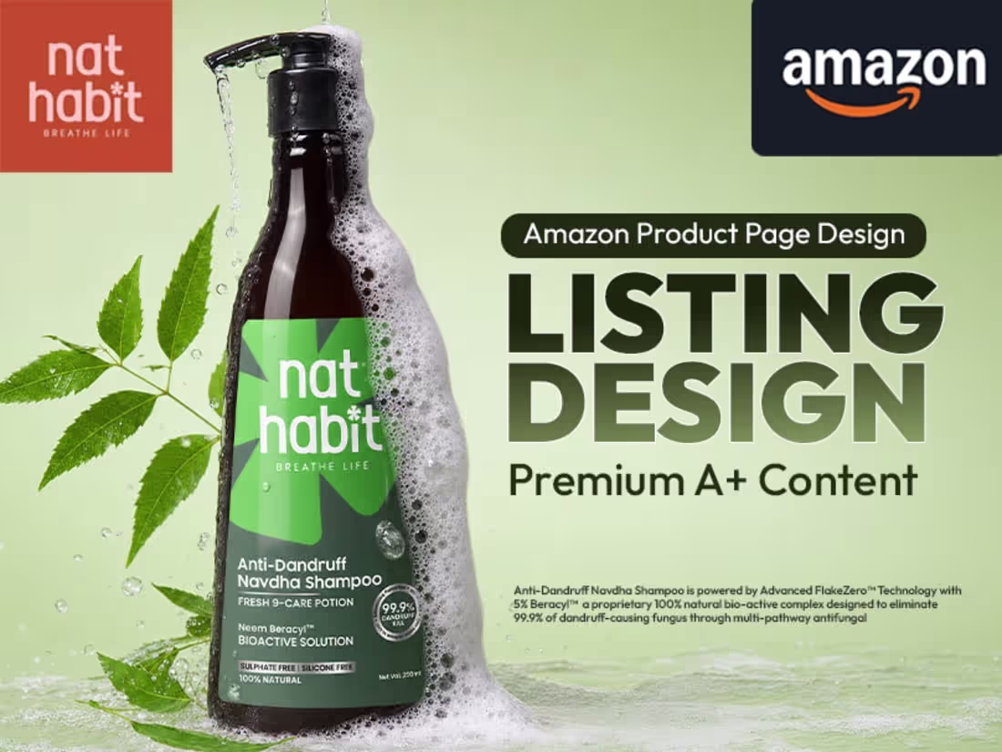 Cover image for Amazon Product Listing Design | Nat Habit