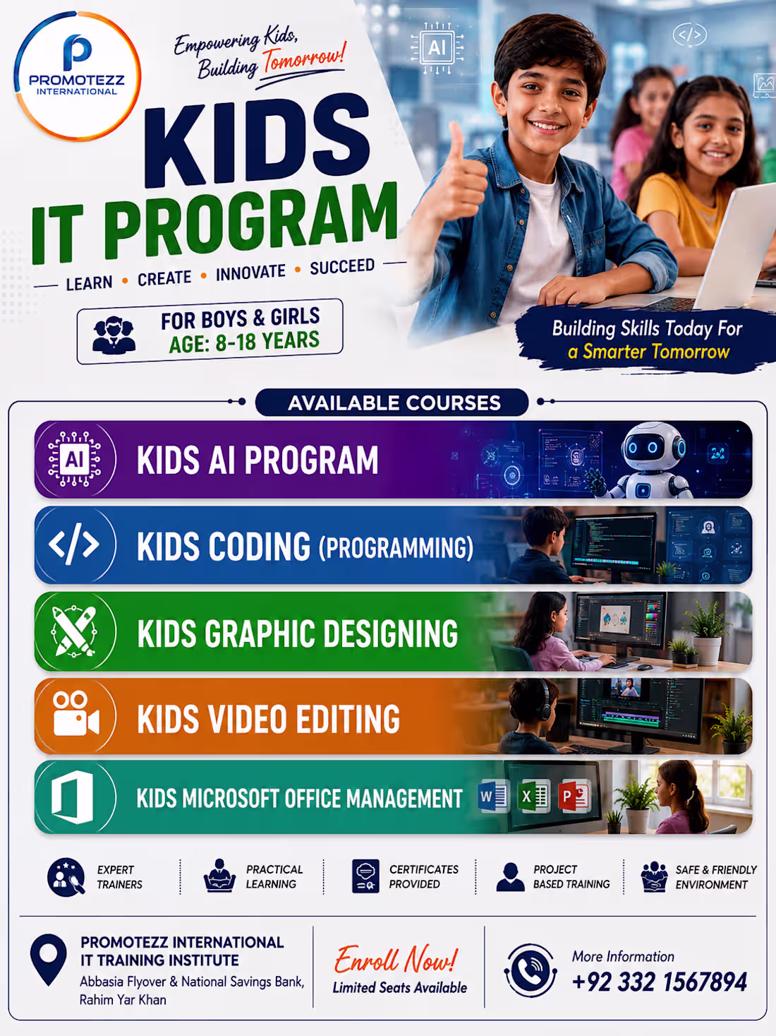 Cover image for Modern promotional poster design for