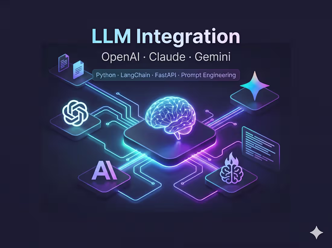 Cover image for LLM Integration — OpenAI, Claude & Gemini for Your Product