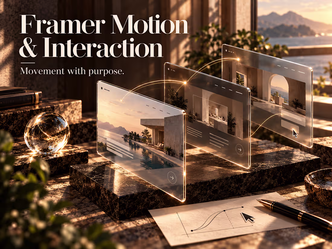 Cover image for Framer Motion & Interaction Upgrade