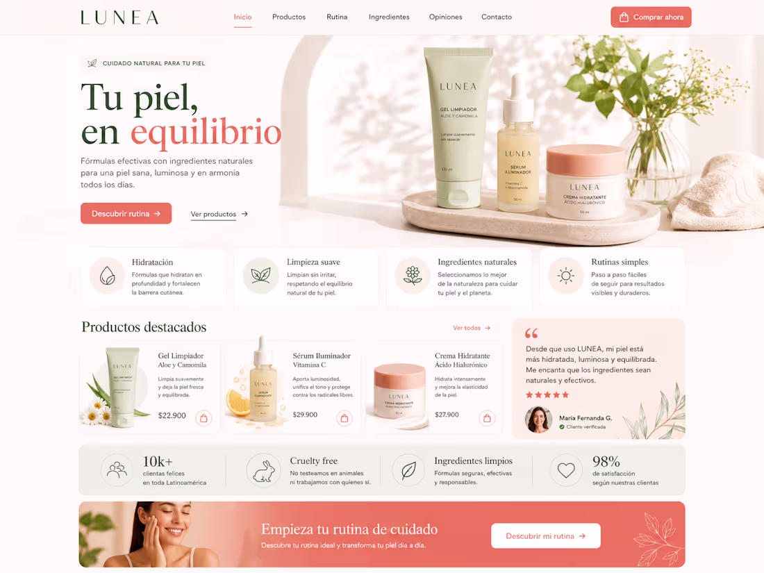 Cover image for A conceptual e-commerce website designed