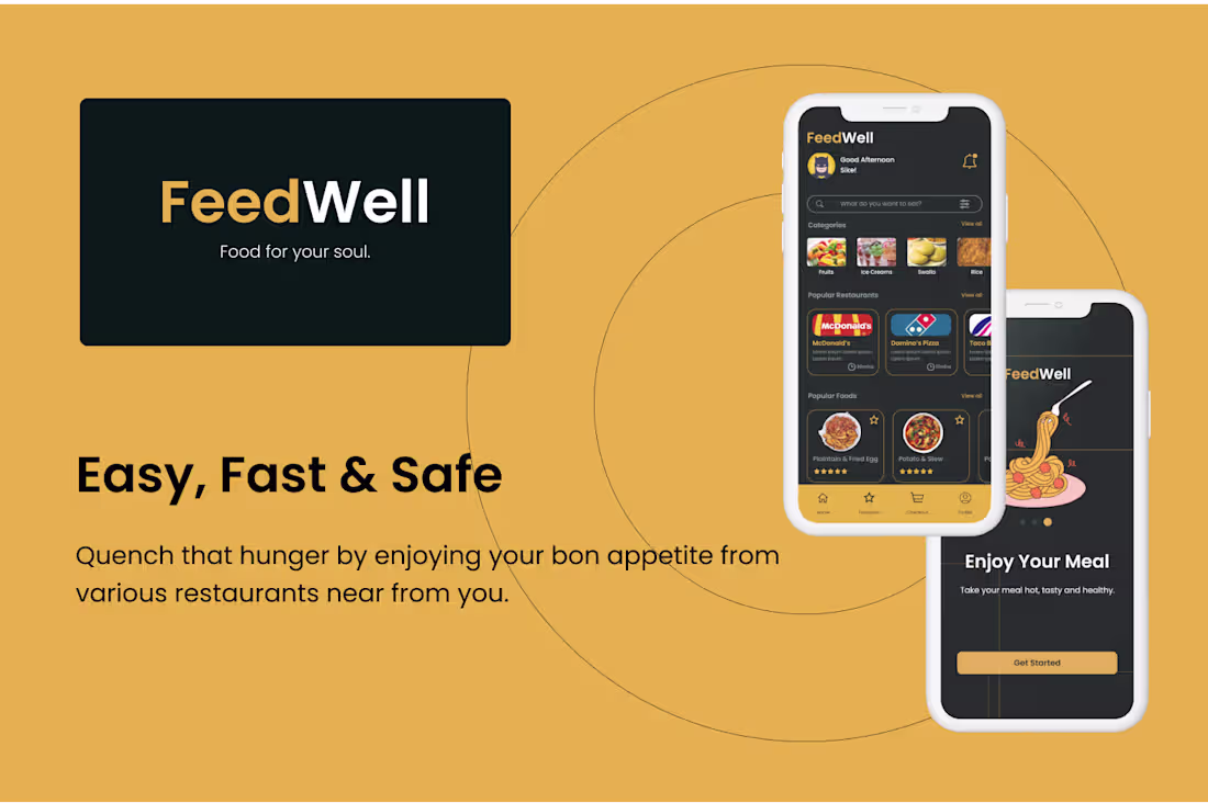 Cover image for FeedWell Food App Case Study