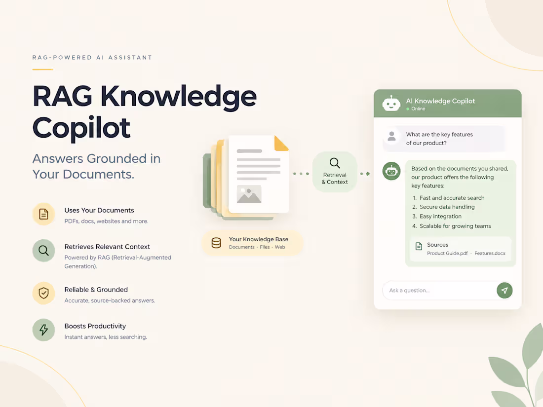 Cover image for RAG Chatbot / Knowledge Copilot for Your Docs