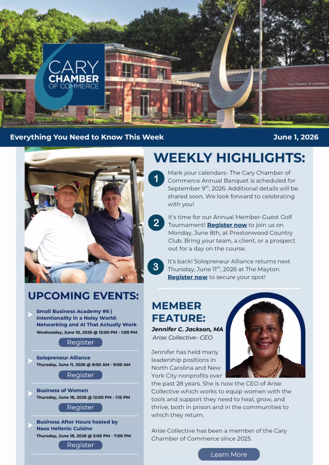 Cover image for Weekly Newsletter
