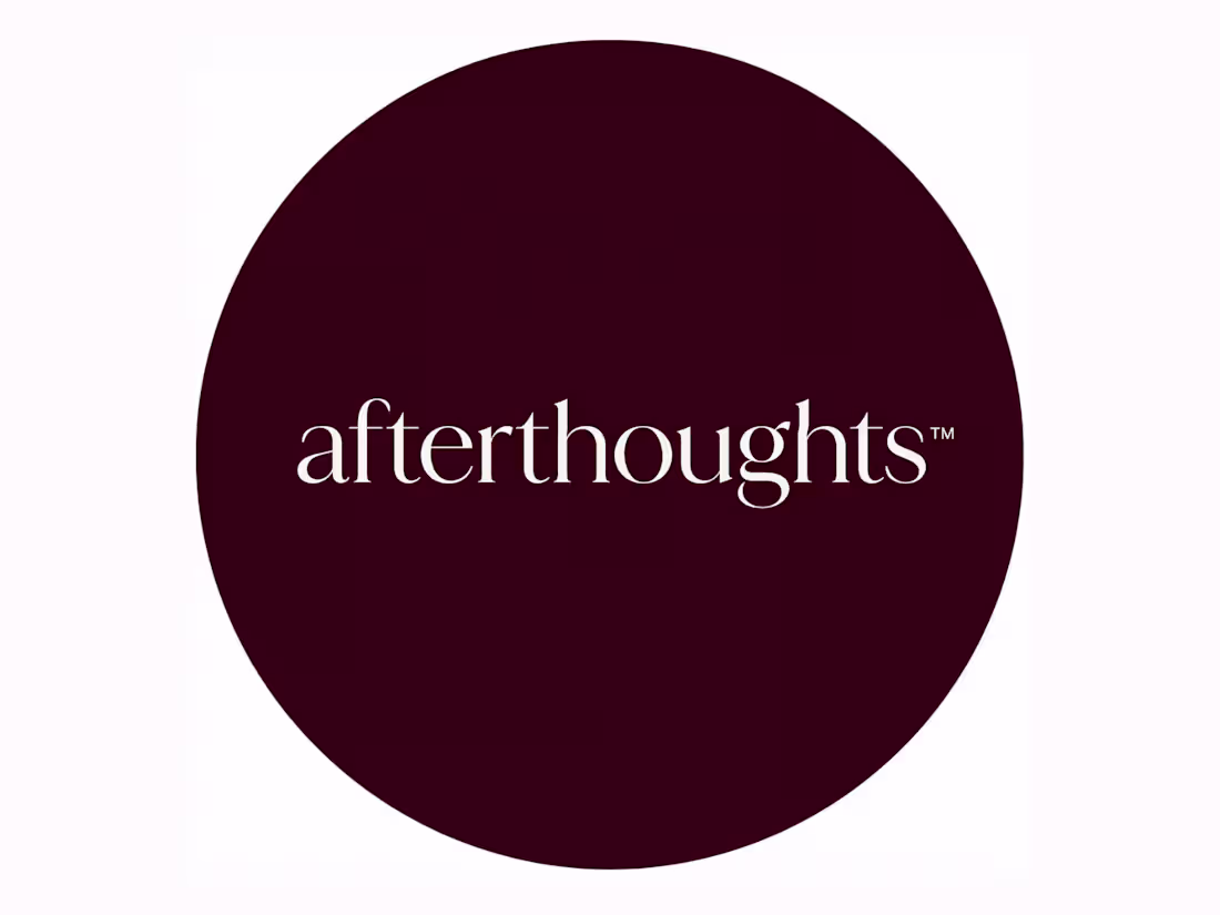 Cover image for Afterthoughts™ — Brand Identity & Creative Direction