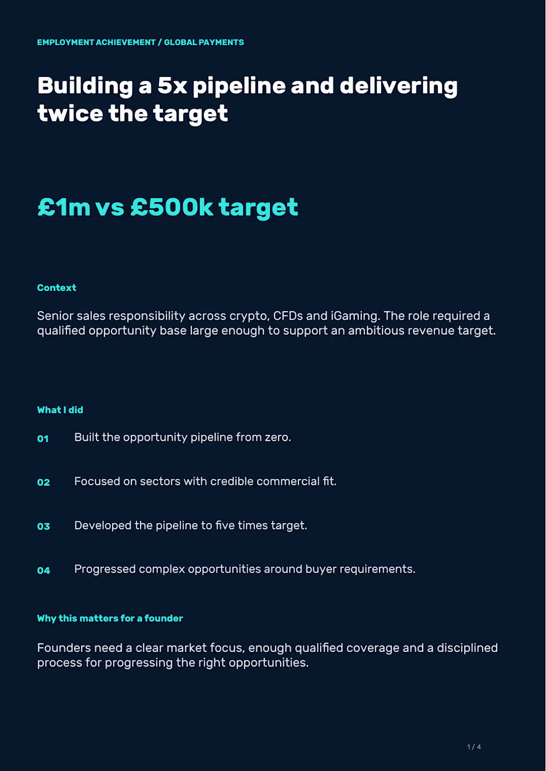 Cover image for 5x Pipeline Built — £1m vs £500k Target