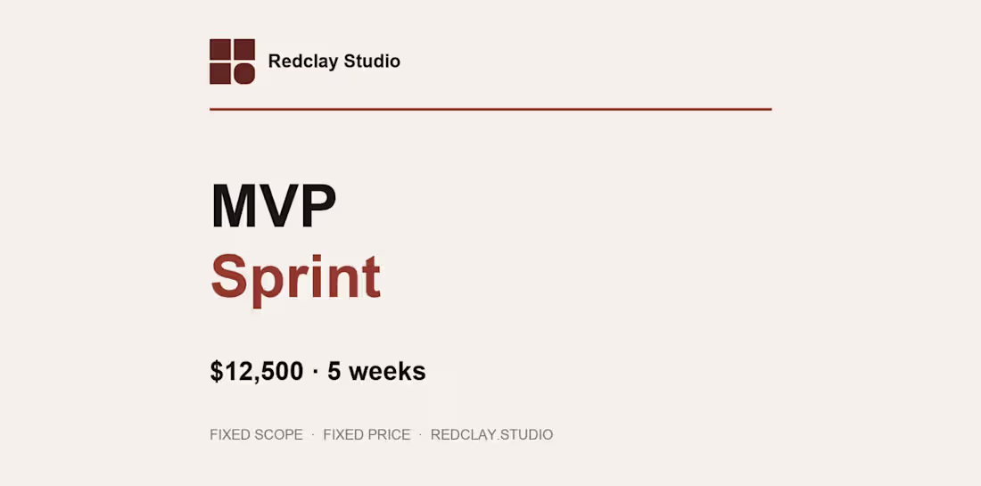 Cover image for MVP Sprint