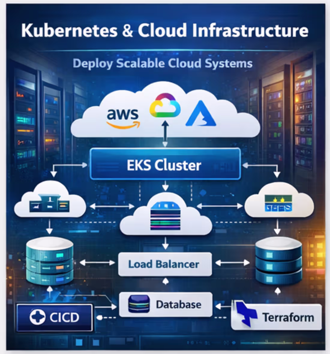 Cover image for Kubernetes & Cloud Infrastructure Setup (AWS/GCP/Azure)