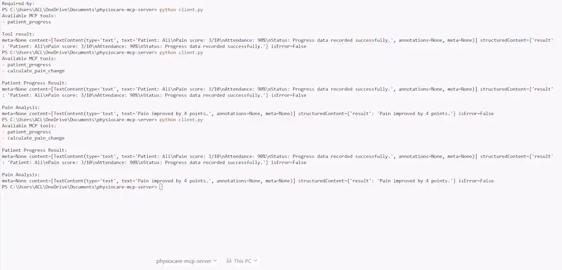 Cover image for Physio MCP Server is a