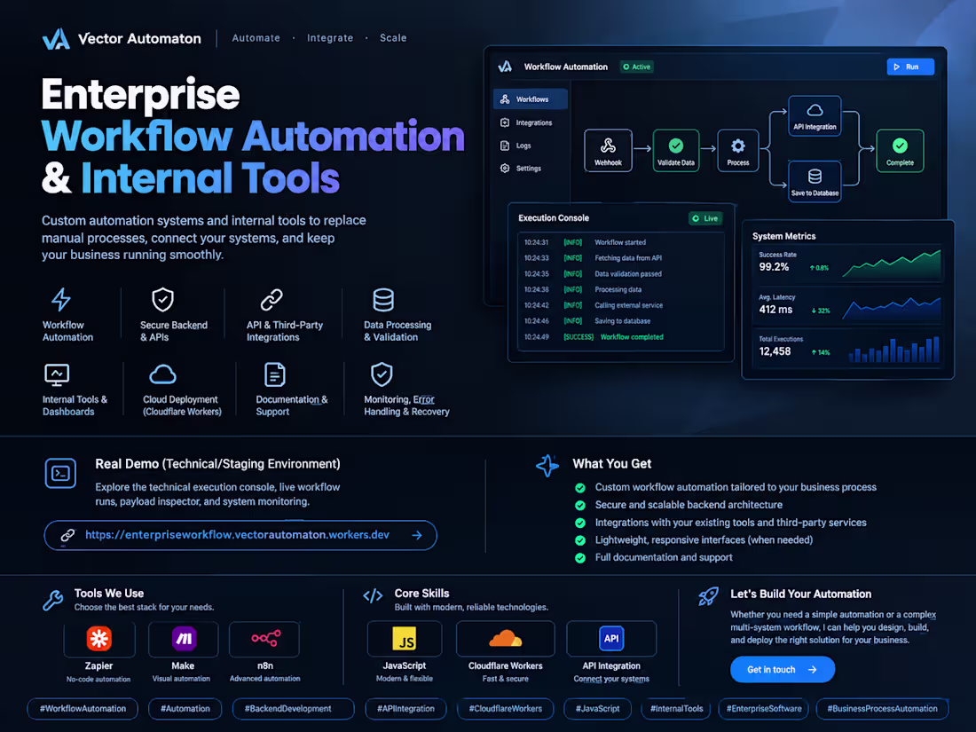 Cover image for Enterprise Agentic AI Workflow Automation 