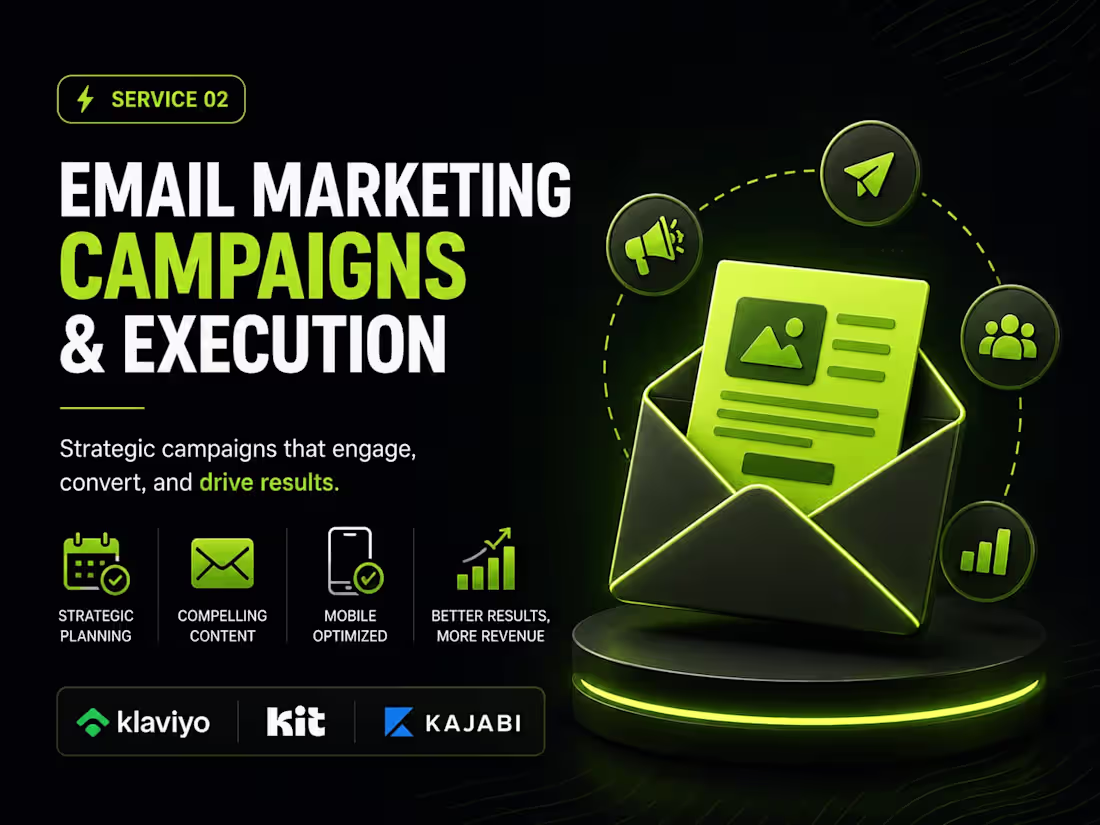 Cover image for Email Marketing Campaigns & Ongoing Execution
