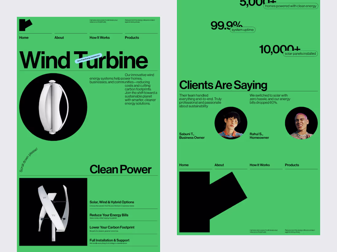 Cover image for Wind Turbine Sales & Service