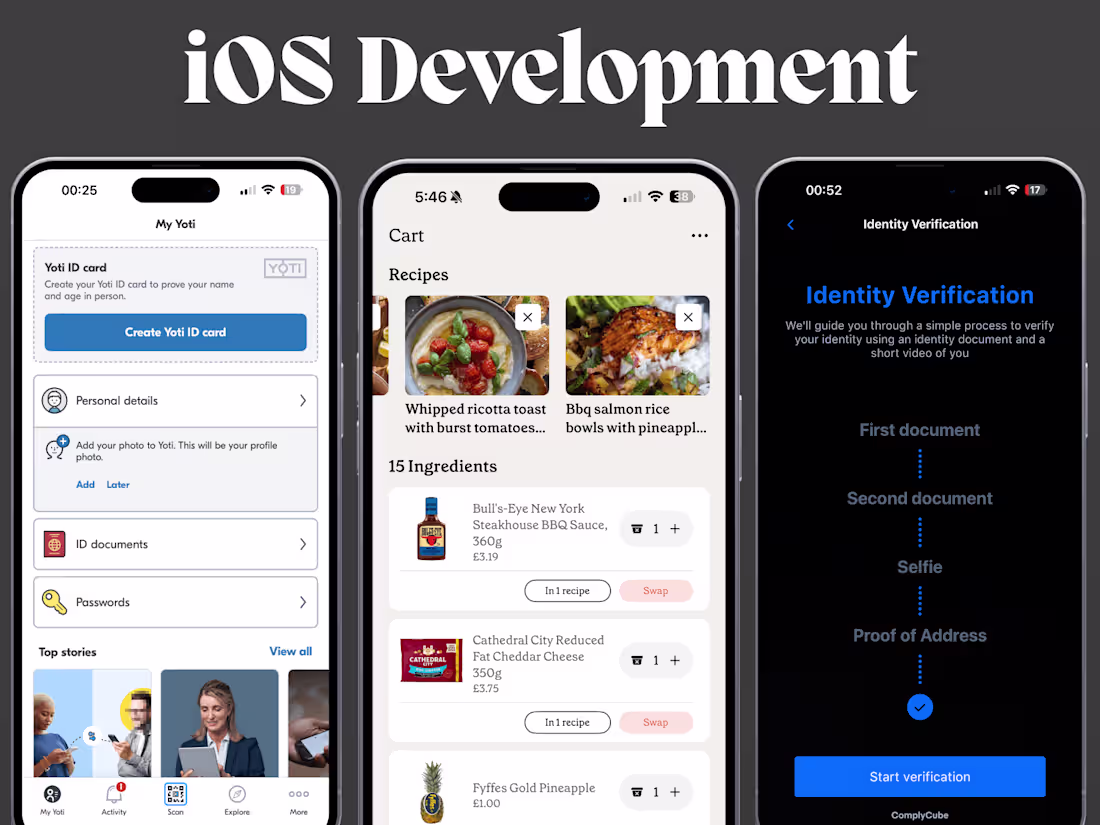 Cover image for  iOS Development: Reliable, Scalable, User-Centric Solutions