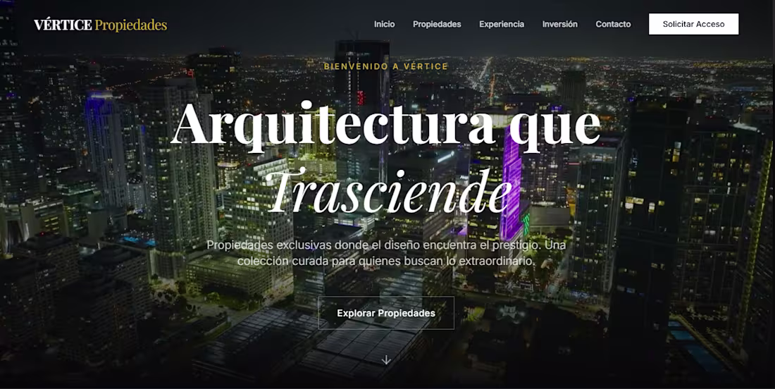 Cover image for Landing page for Miami real