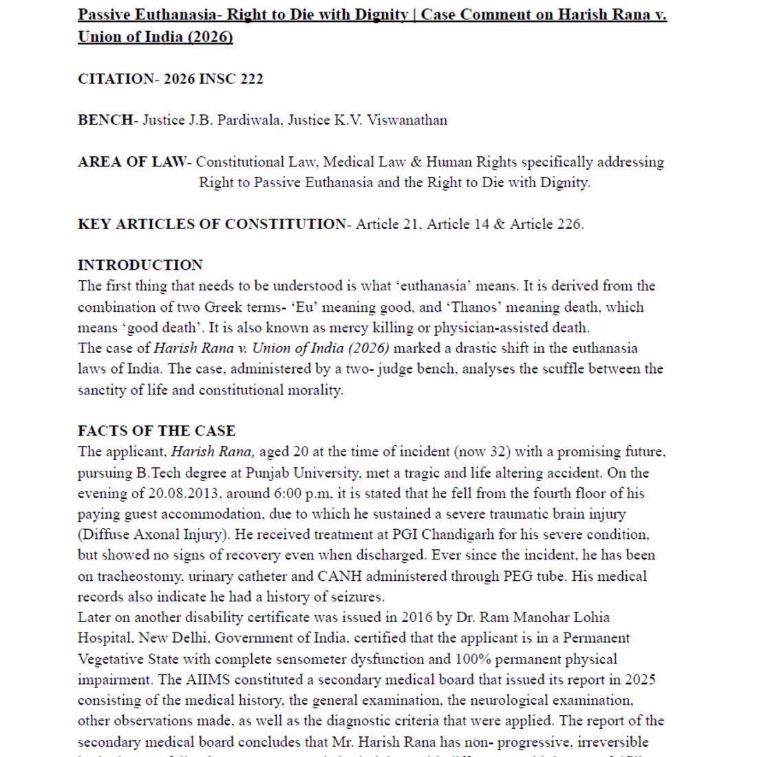 Cover image for Researched and Wrote this Case