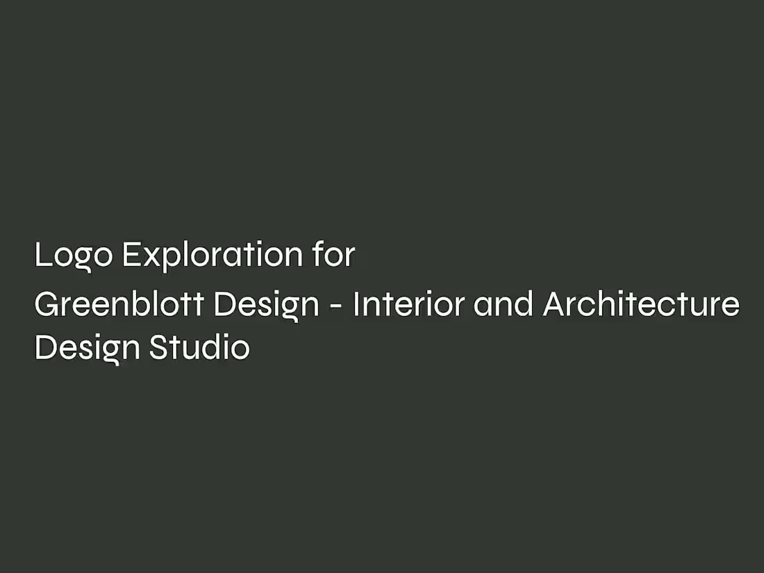 Cover image for Logo Concept Set for Greenblott Design