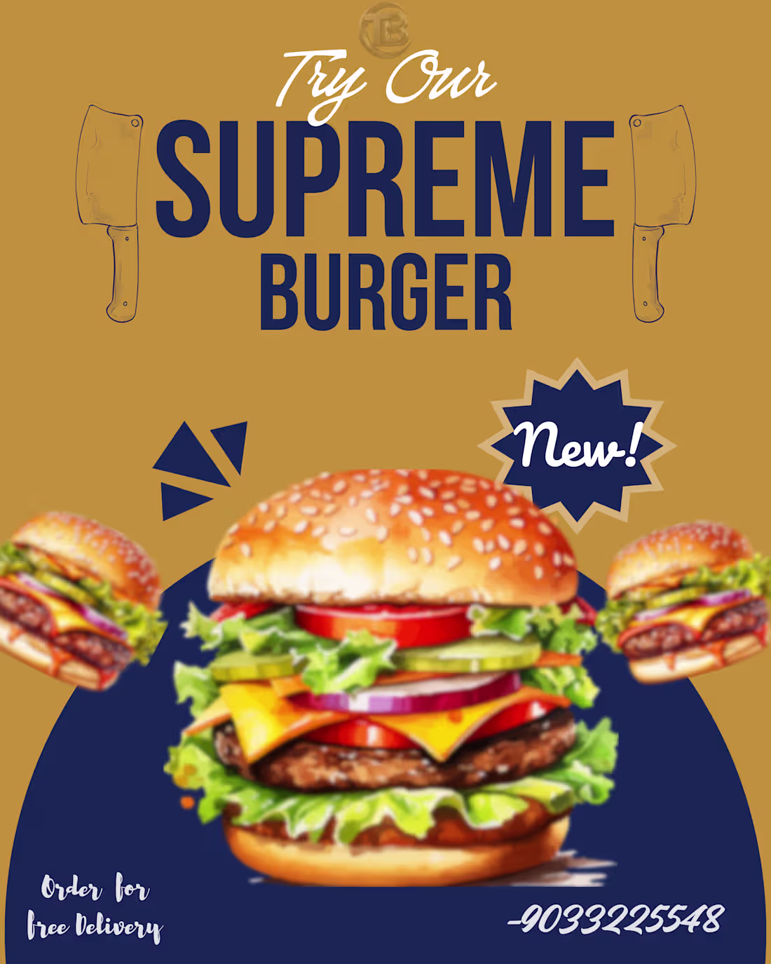 Cover image for Introducing a signature burger with