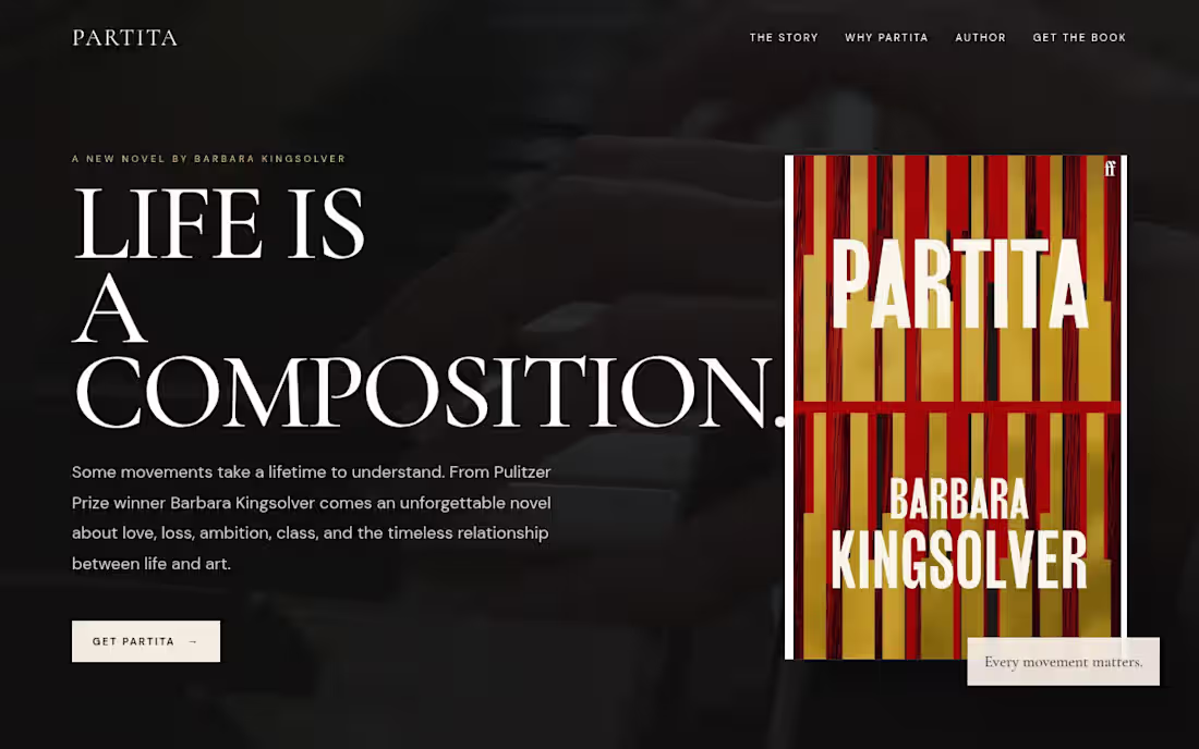 Cover image for Partita - Landing Page