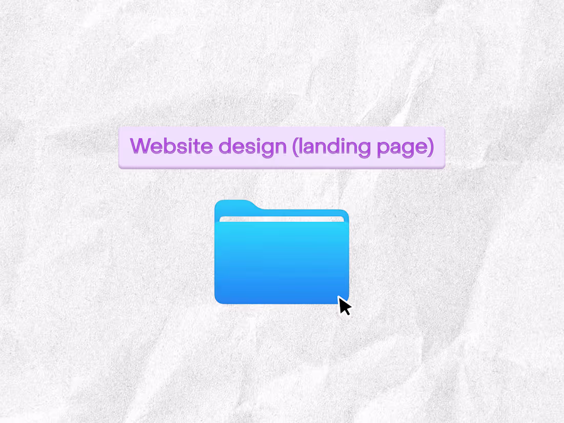 Cover image for Website Design (Landing Page only)