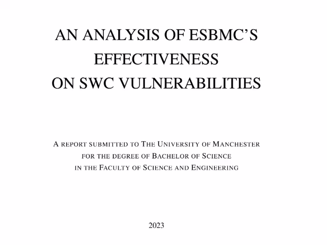 Cover image for Software Security Analysis on an Industry Leading Tool