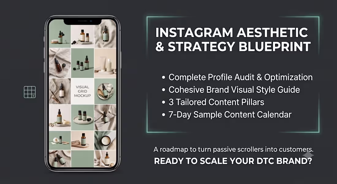 Cover image for Instagram & TikTok Aesthetic & Content Strategy Blueprint
