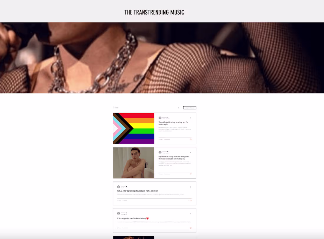 Cover image for LGBTQ+ Musicians blog 