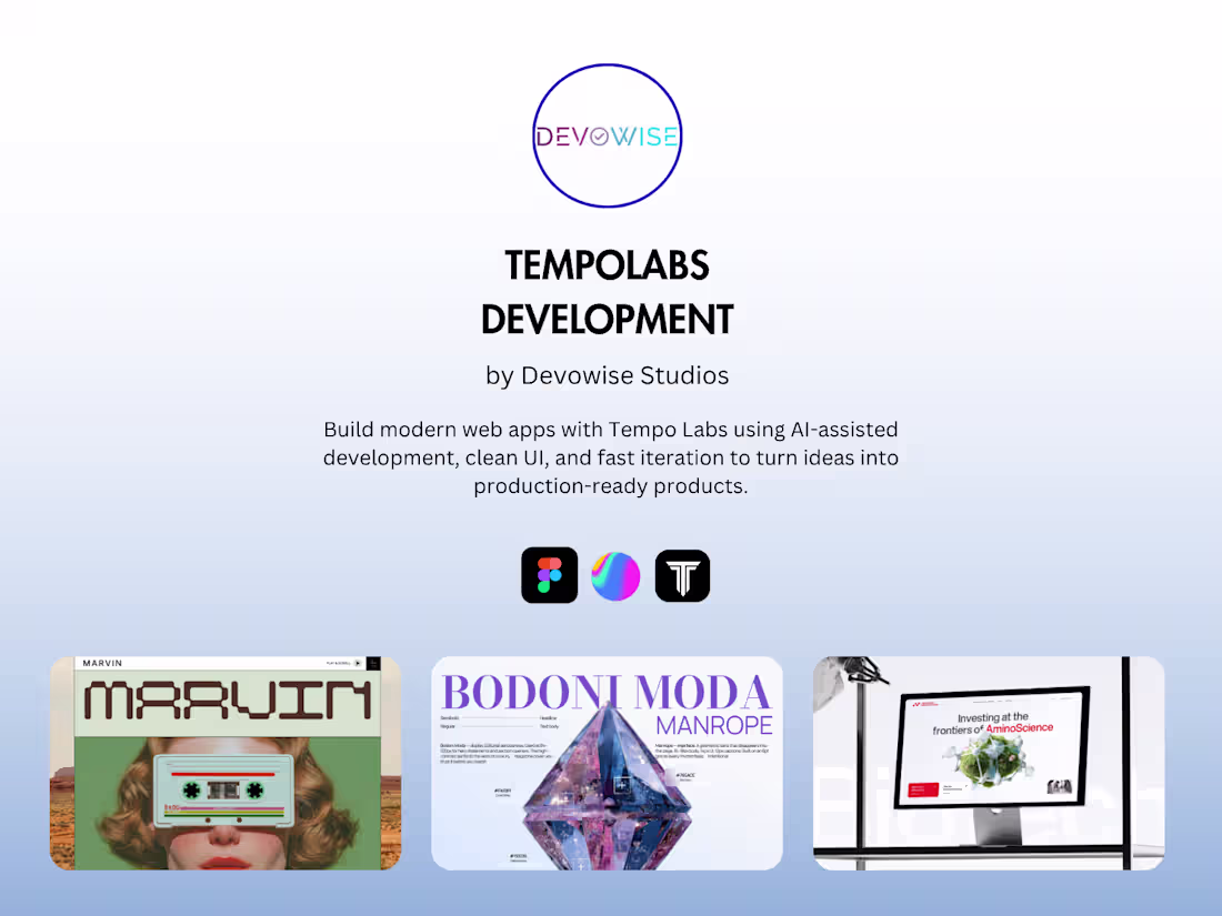Cover image for End-to-End Web App Development Using TempoLab