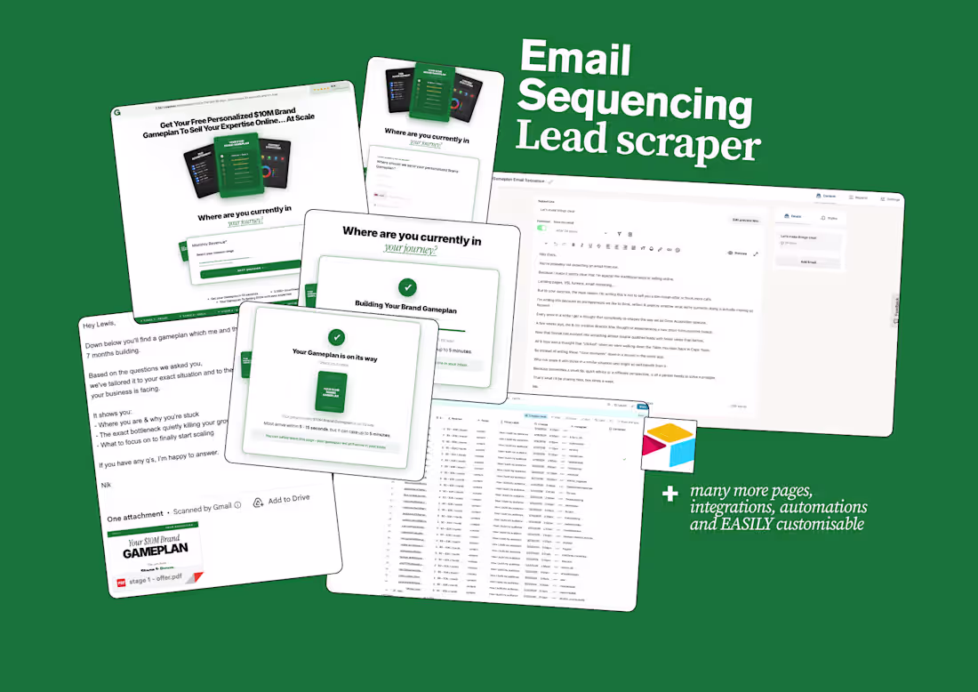 Cover image for Lead Scraper is a landing