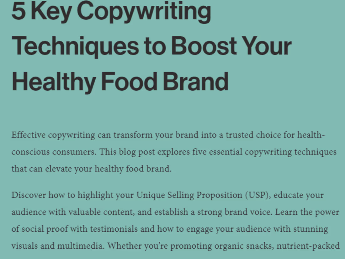 Cover image for Blog Posts about Copywriting Techniques