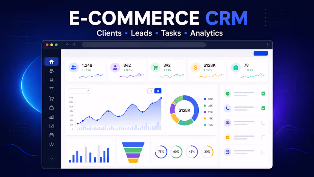 Cover image for Modern ecommerce CRM designed to