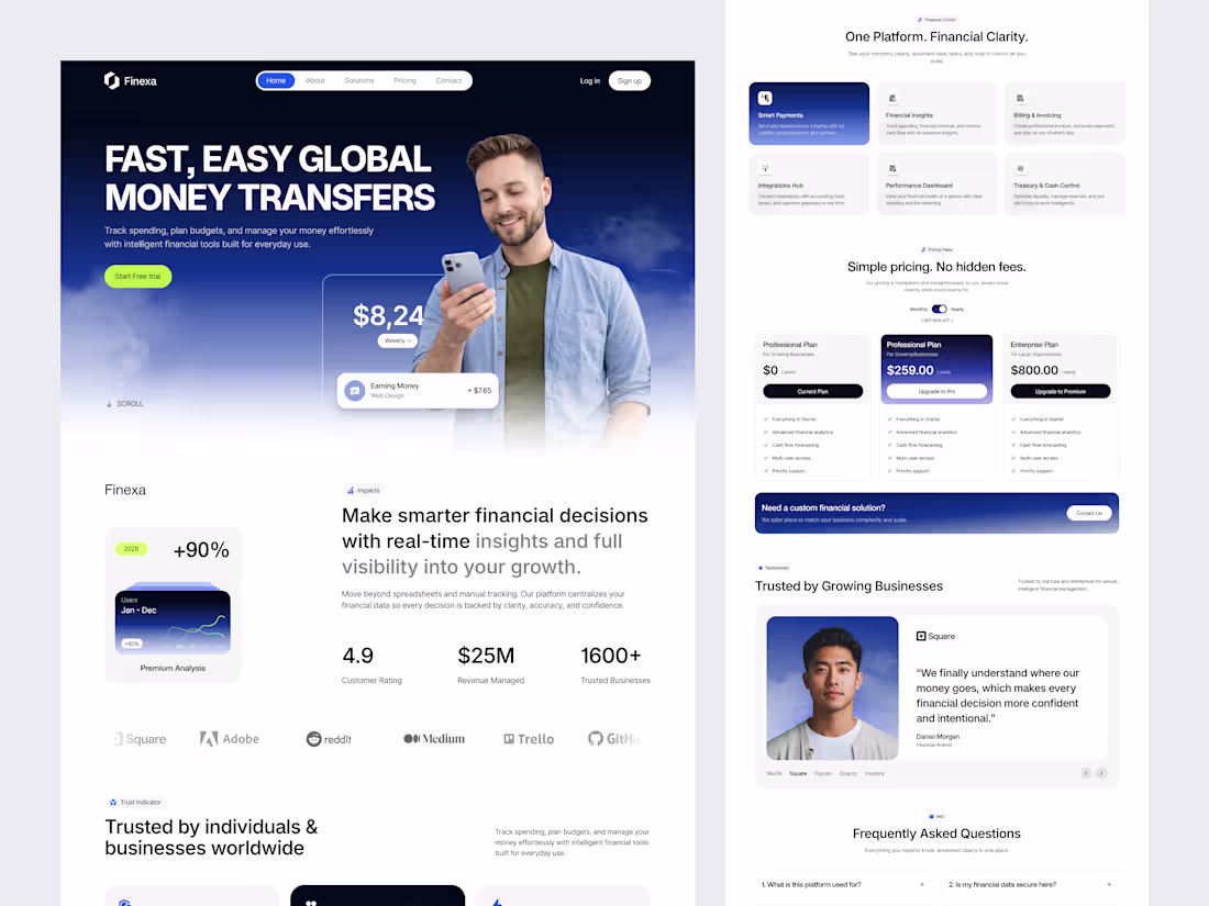Cover image for SaaS Landing page