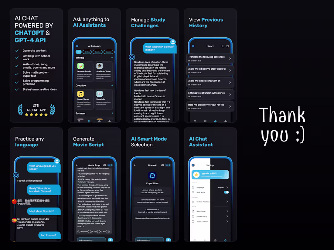 Cover image for AI Chat App Store Screenshots