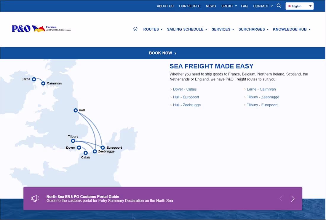 Cover image for Developed a freight and logistics