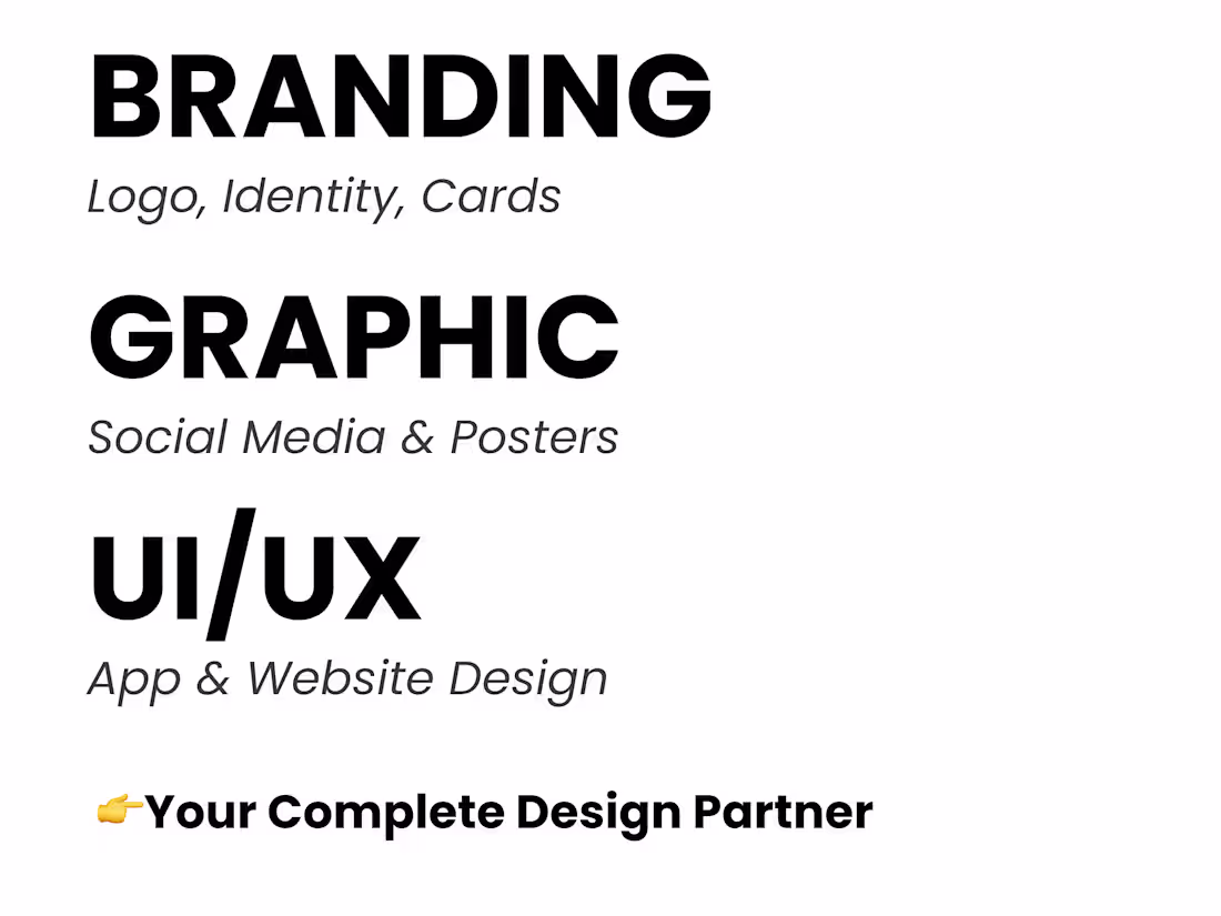 Cover image for Graphic & UI/UX Designer