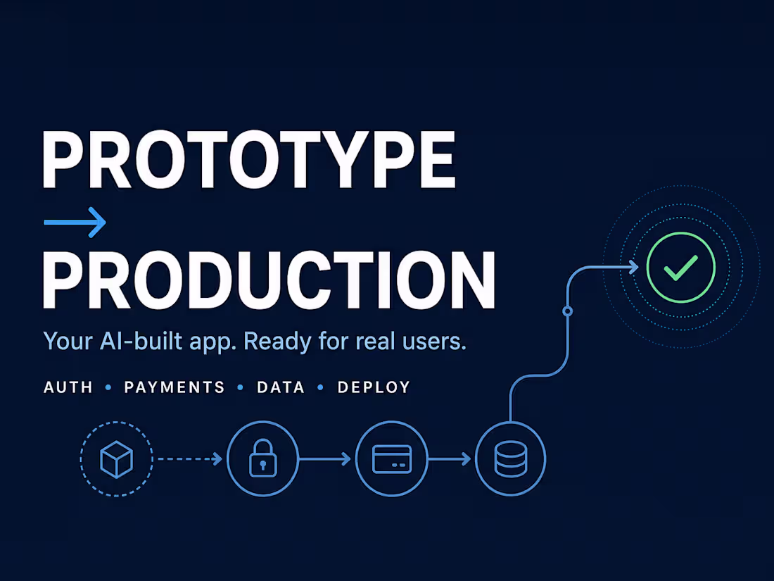 Cover image for I’ll take your AI-built app to production