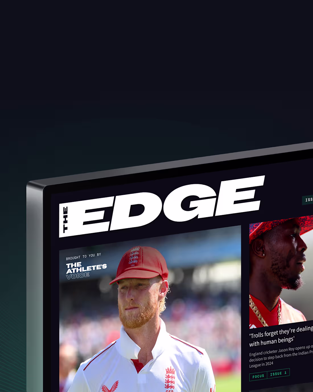 Cover image for The Edge is a monthly