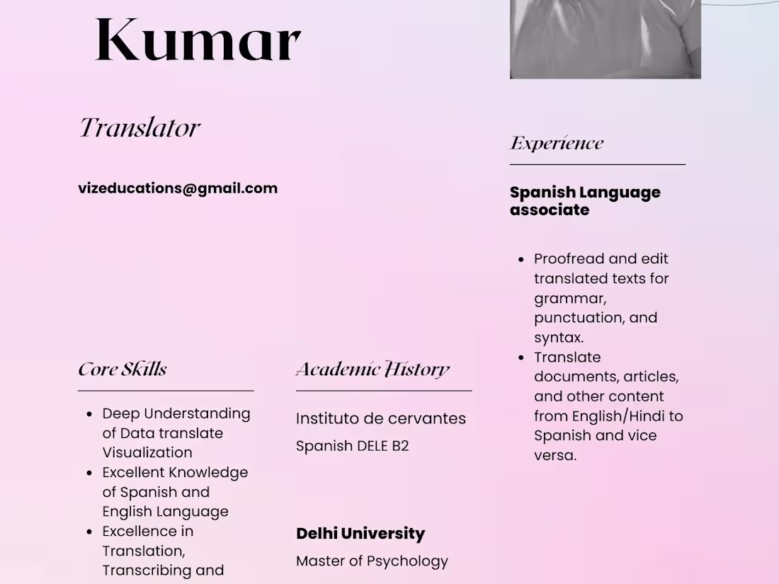 Cover image for Translate into 5 languages 