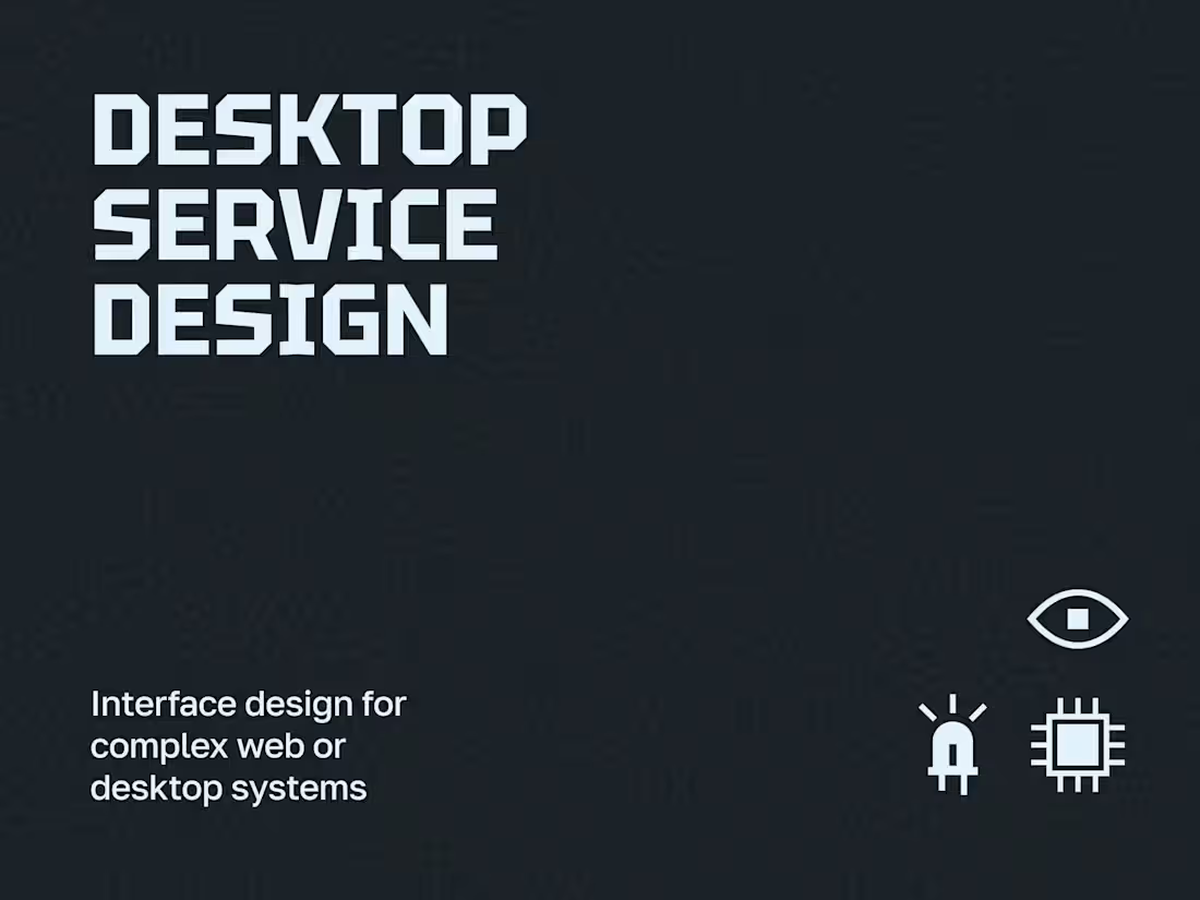 Cover image for Desktop Service Design