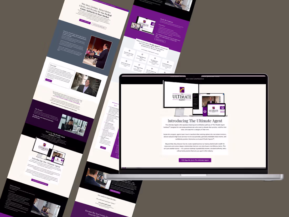 Cover image for The Ultimate Agent Sales Page on Kajabi