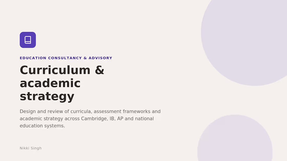 Cover image for Curriculum and Academic Strategy