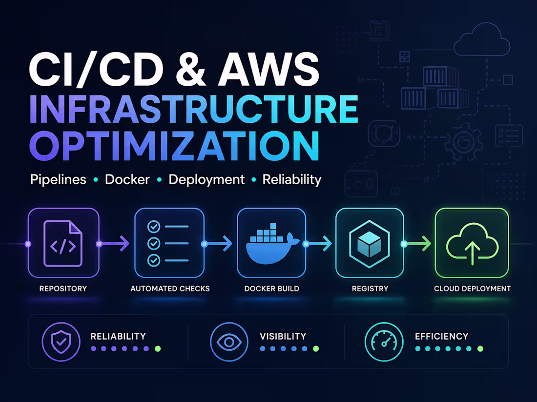 Cover image for CI/CD & AWS Infrastructure Optimization