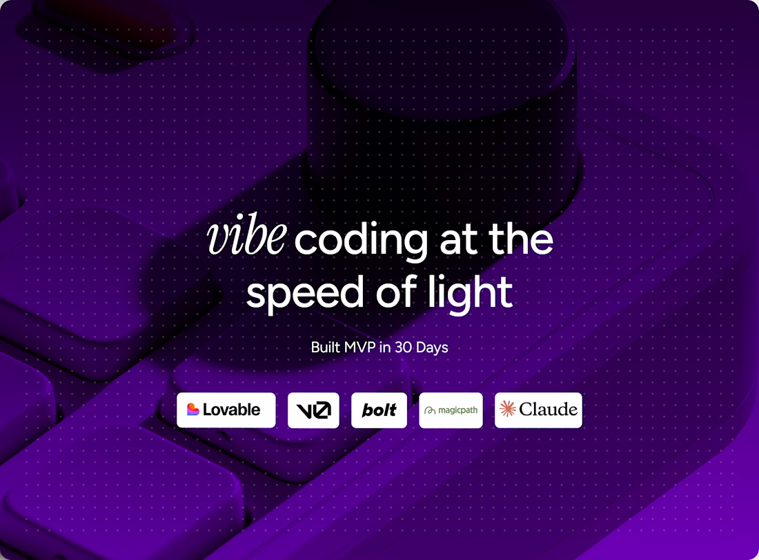 Cover image for Vibe Code your MVP | Idea to working App