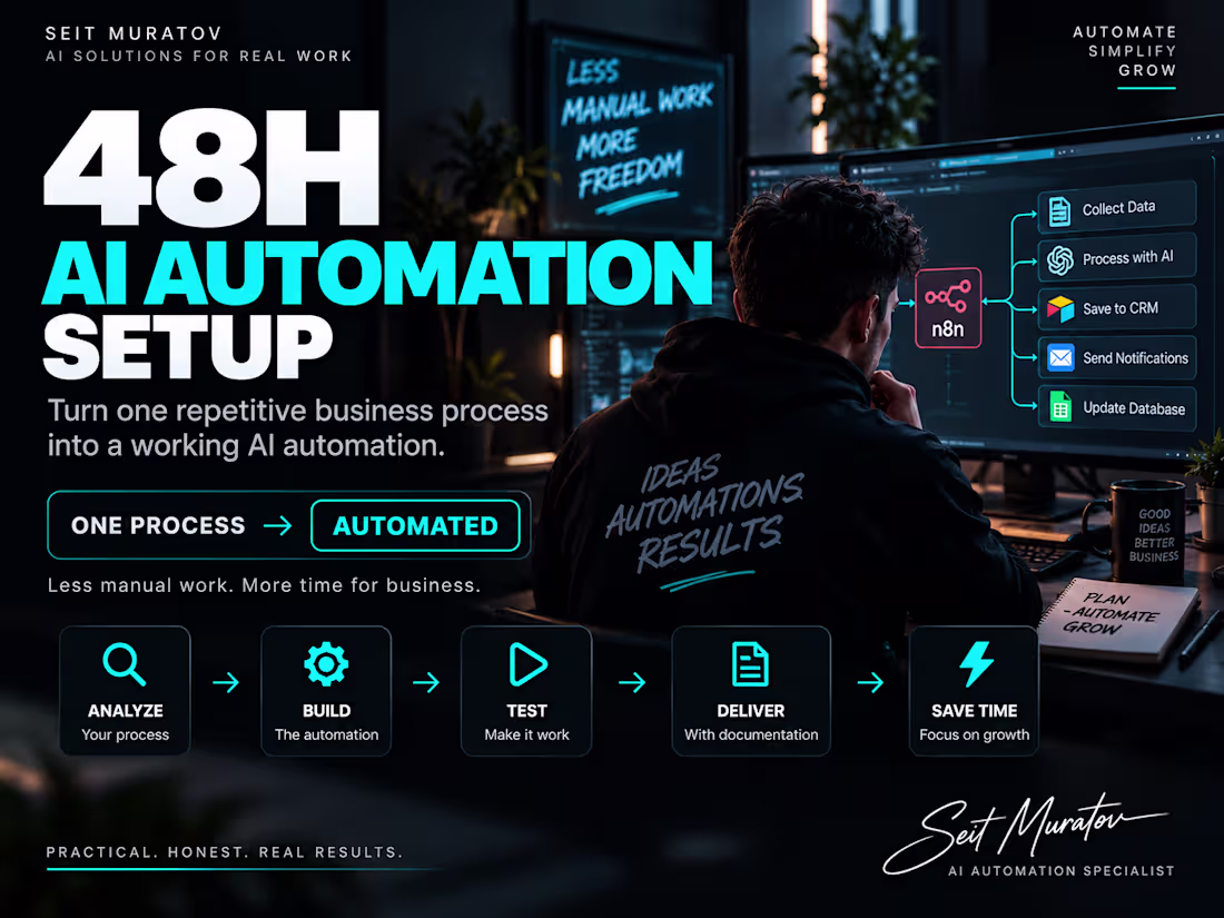 Cover image for 48h AI Automation Setup