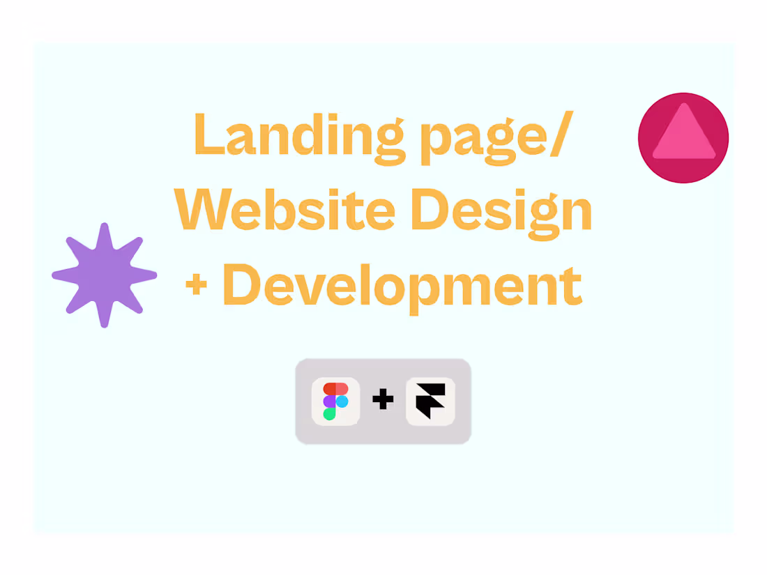 Cover image for Landing page to suit ur business goals, turn visitors to clients