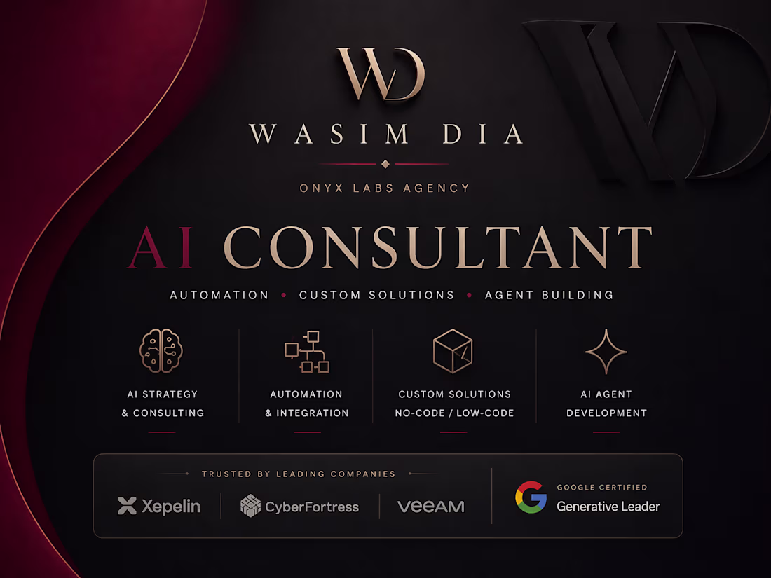 Cover image for AI Automation & No-Code Development