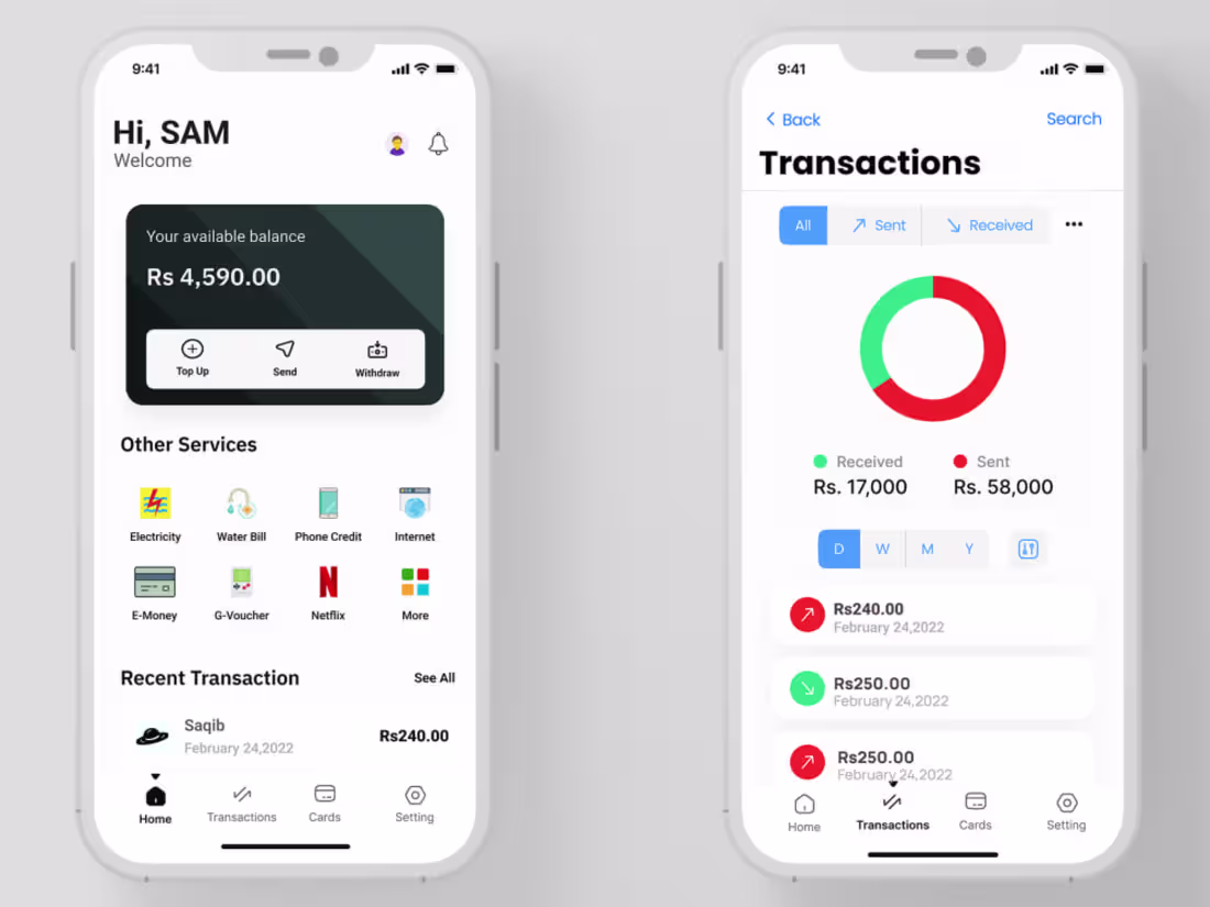 Cover image for Custom Website UI/UX Design Mobile App UI/UX Design
