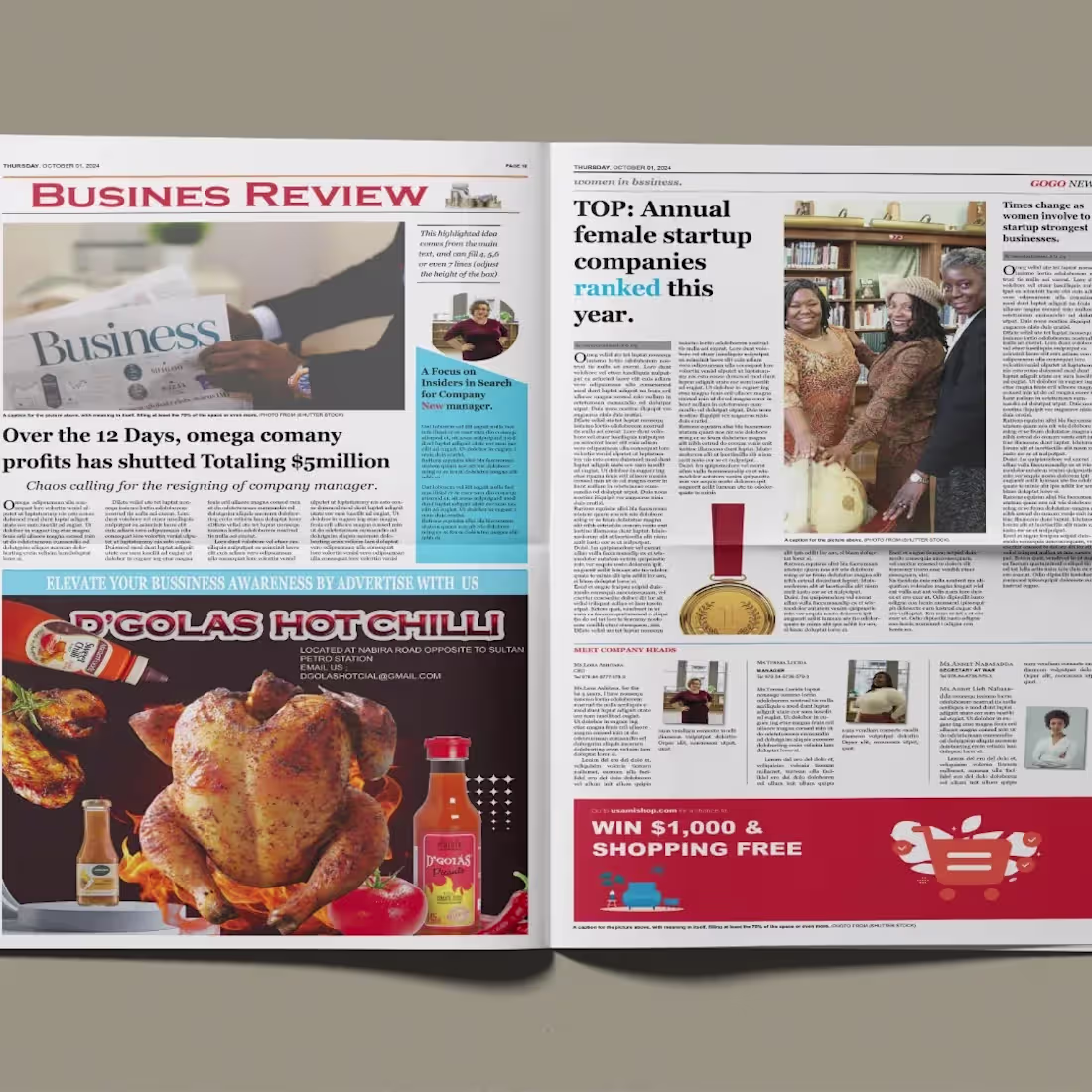 Cover image for Professional Newspaper Layout & Editorial Design Services