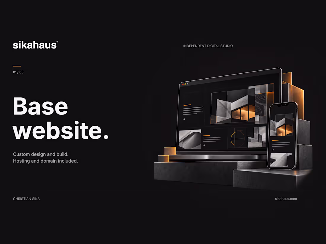 Cover image for Base Website | Custom Design, Development and Hosting