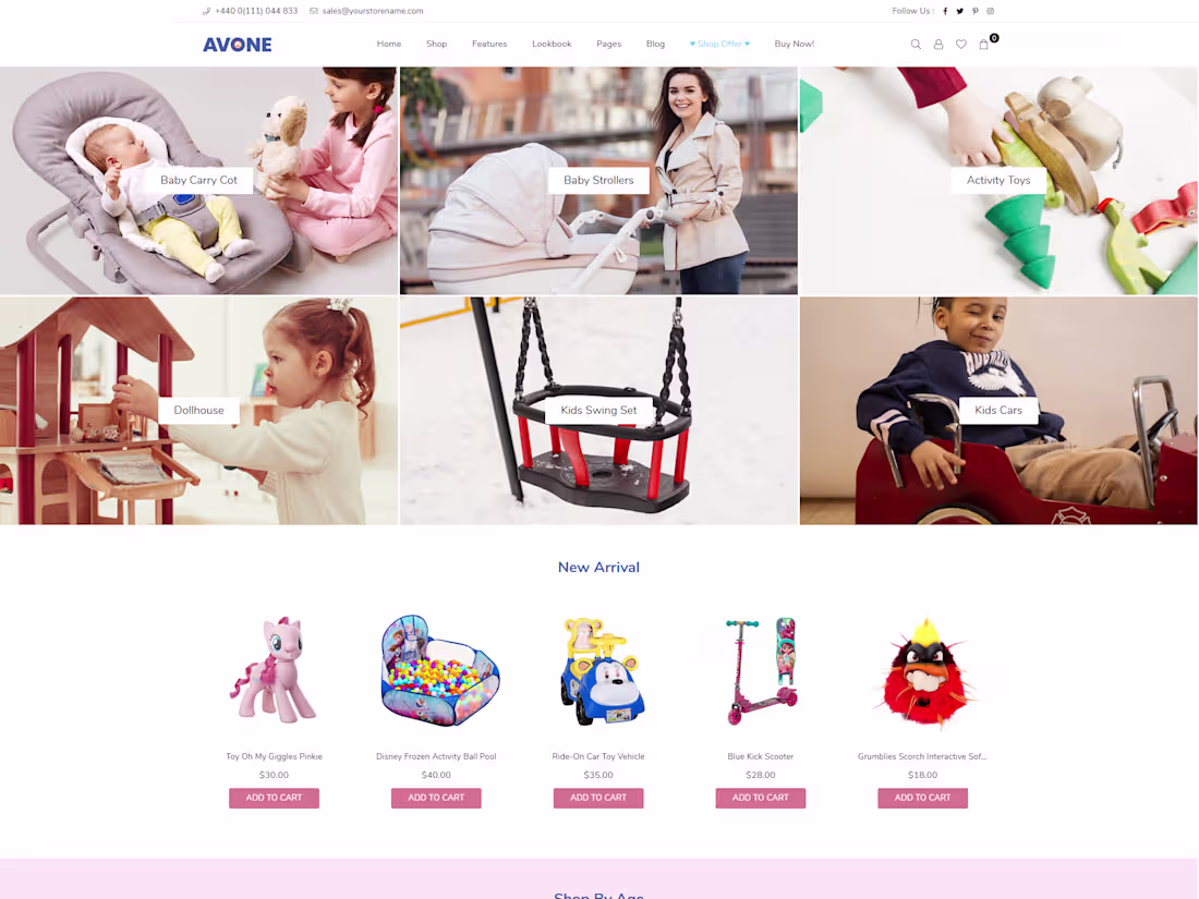 Cover image for Shopify Store Design Avone - Ultimate Shopify Theme