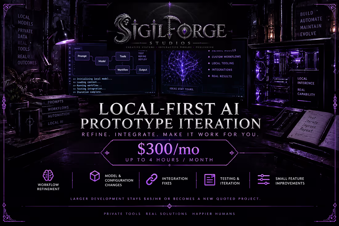 Cover image for Local-First AI Prototype Iteration